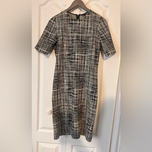 Elegant Black and White Women's Dress